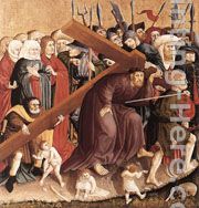 Christ Carrying the Cross painting - Hans Multscher Christ Carrying the Cross art painting
